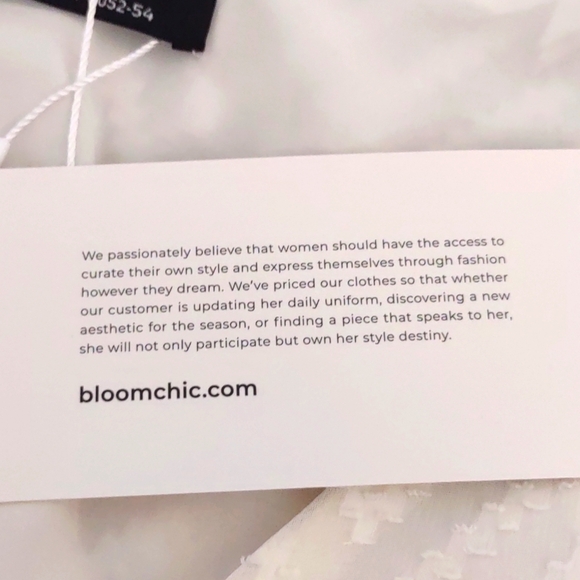 NWT Bloomchic Off White Lacey Top Size 22-24 - Picture 8 of 9